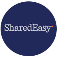 SharedEasy logo, leading to an insightful article on whether it's cheaper to live off-campus or in a dorm