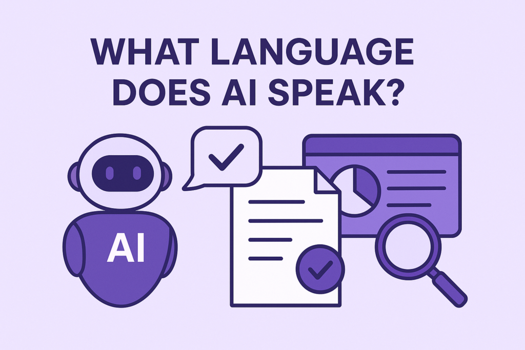 What language does AI speak?