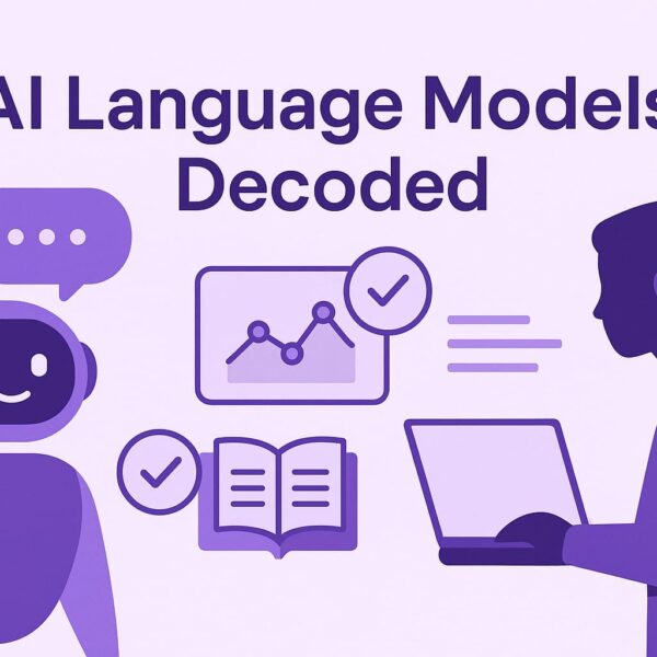 How AI language models work